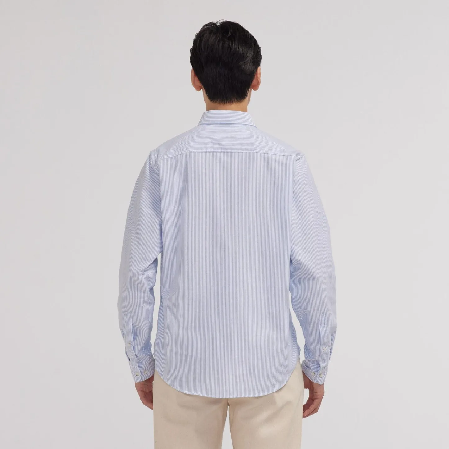 HAST Chemise en oxford à rayures ciel> Les Essentiels | Décontractée