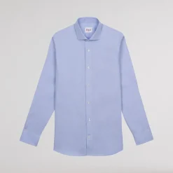 HAST Chemise en oxford double retors pied de puce e><noscript><img width=