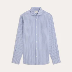 HAST Chemise en popeline à rayures bleues><noscript><img width=