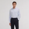 HAST Chemise en popeline double retors> Classique | Chemises Bleues