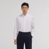 HAST Chemise en popeline double retors blanche> Classique | Chemises Blanches