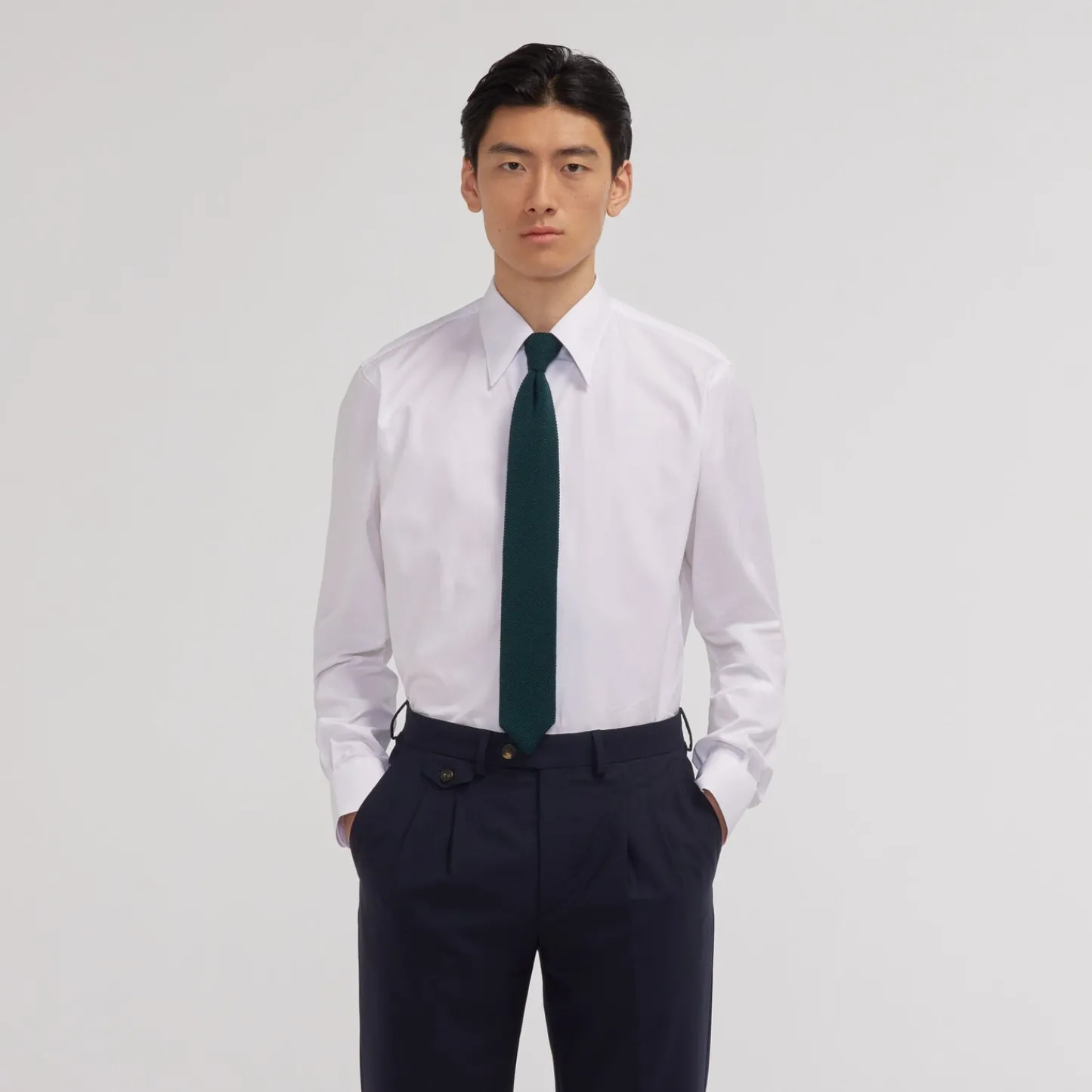 HAST Chemise en popeline double retors blanche> Chemises Blanches | Chemises Formelles