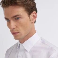 HAST Chemise en popeline double retors he> Les Essentiels | Classique