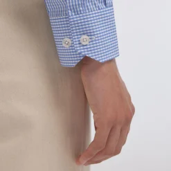 HAST Chemise en popeline double retors vichy e><noscript><img width=