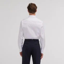 HAST Chemise en popeline double retors blanche><noscript><img width=