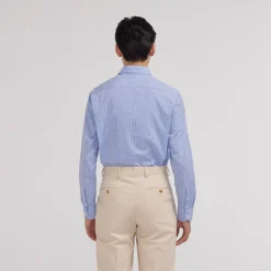HAST Chemise en popeline double retors vichy e><noscript><img width=
