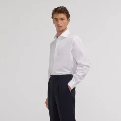 HAST Chemise en popeline double retors he><noscript><img width=