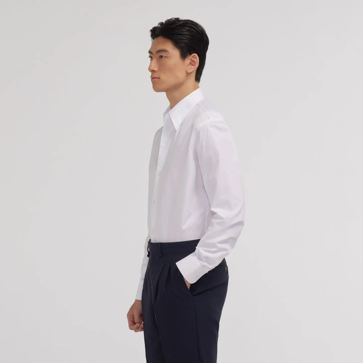 HAST Chemise en popeline double retors blanche> Chemises Blanches | Chemises Formelles