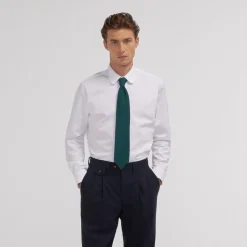 HAST Chemise en popeline double retors blanche><noscript><img width=
