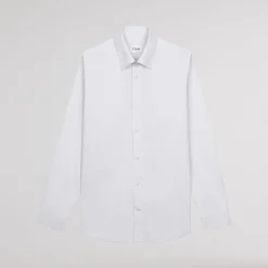 HAST Chemise en popeline double retors blanche><noscript><img width=