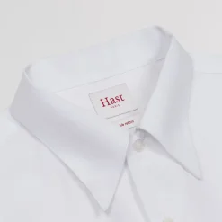HAST Chemise en popeline double retors blanche><noscript><img width=