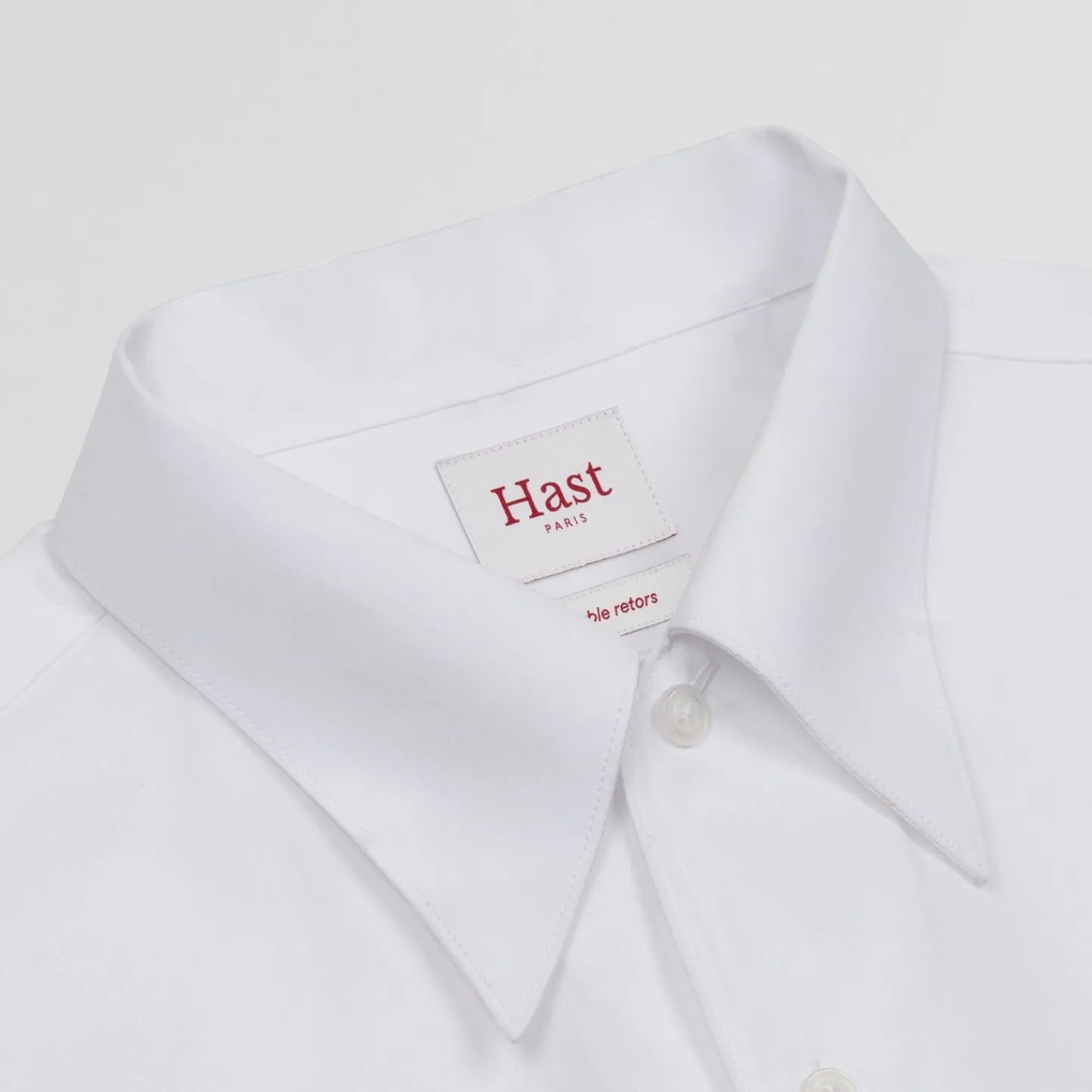 HAST Chemise en popeline double retors blanche> Chemises Blanches | Chemises Formelles