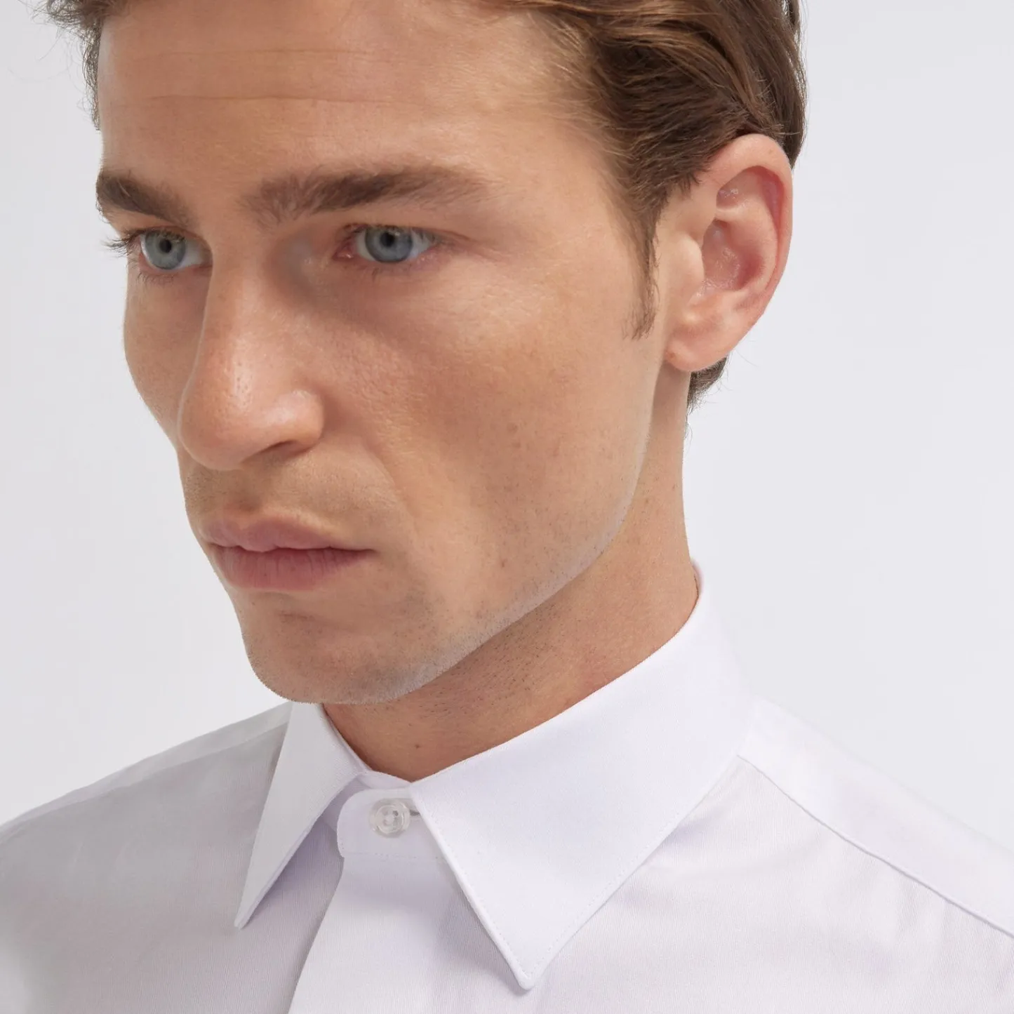 HAST Chemise en twill double retors he> Les Essentiels | Classique