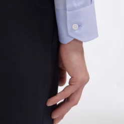 HAST Chemise en twill double retors e><noscript><img width=
