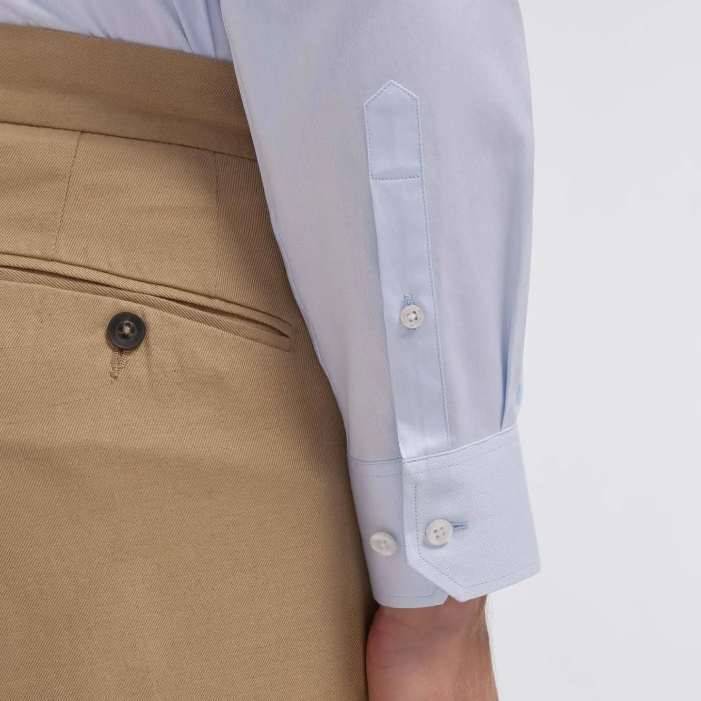 HAST Chemise en twill double retors> Classique | Chemises Bleues