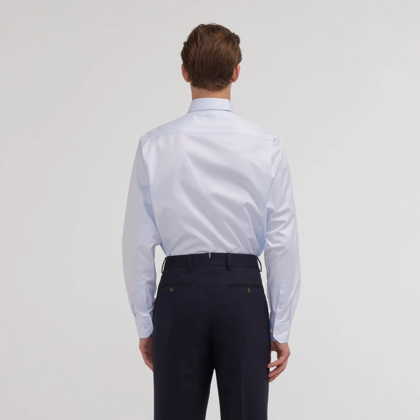 HAST Chemise en twill double retors> Classique | Chemises Bleues