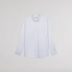 HAST Chemise en twill double retors à fines rayures es><noscript><img width=