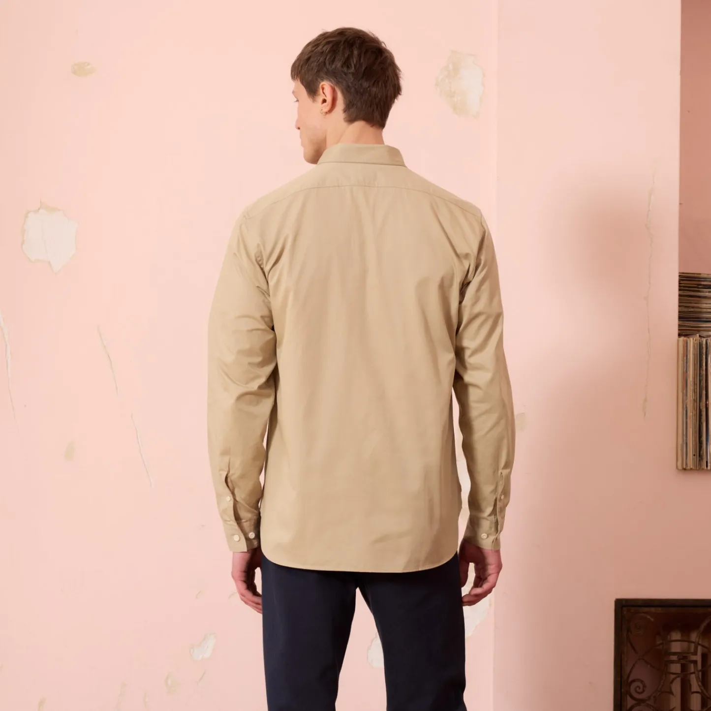 HAST Chemise militaire beige> Chemises Par Couleurs | Chemises Casual