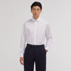 HAST Chemise premium en pinpoint double retors he> Classique | Chemises Blanches