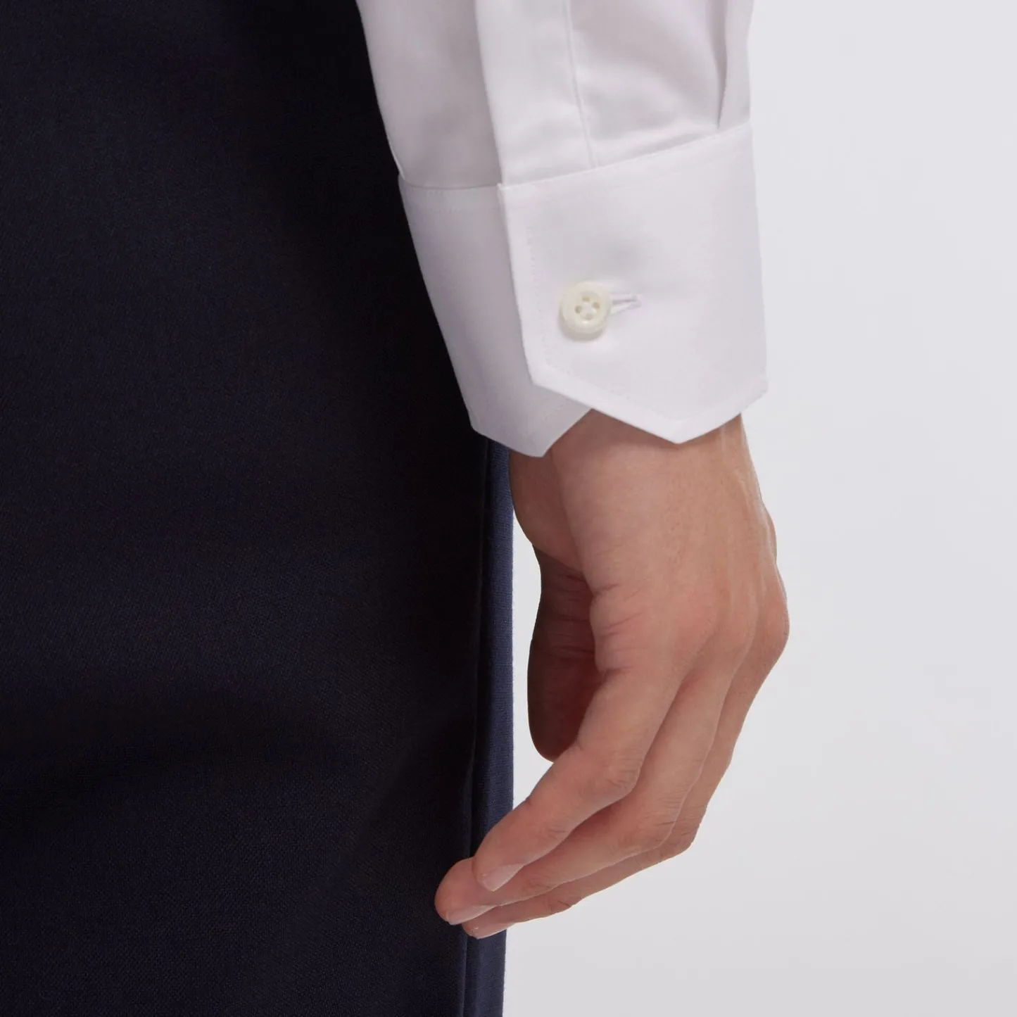 HAST Chemise premium en pinpoint double retors he> Classique | Chemises Blanches