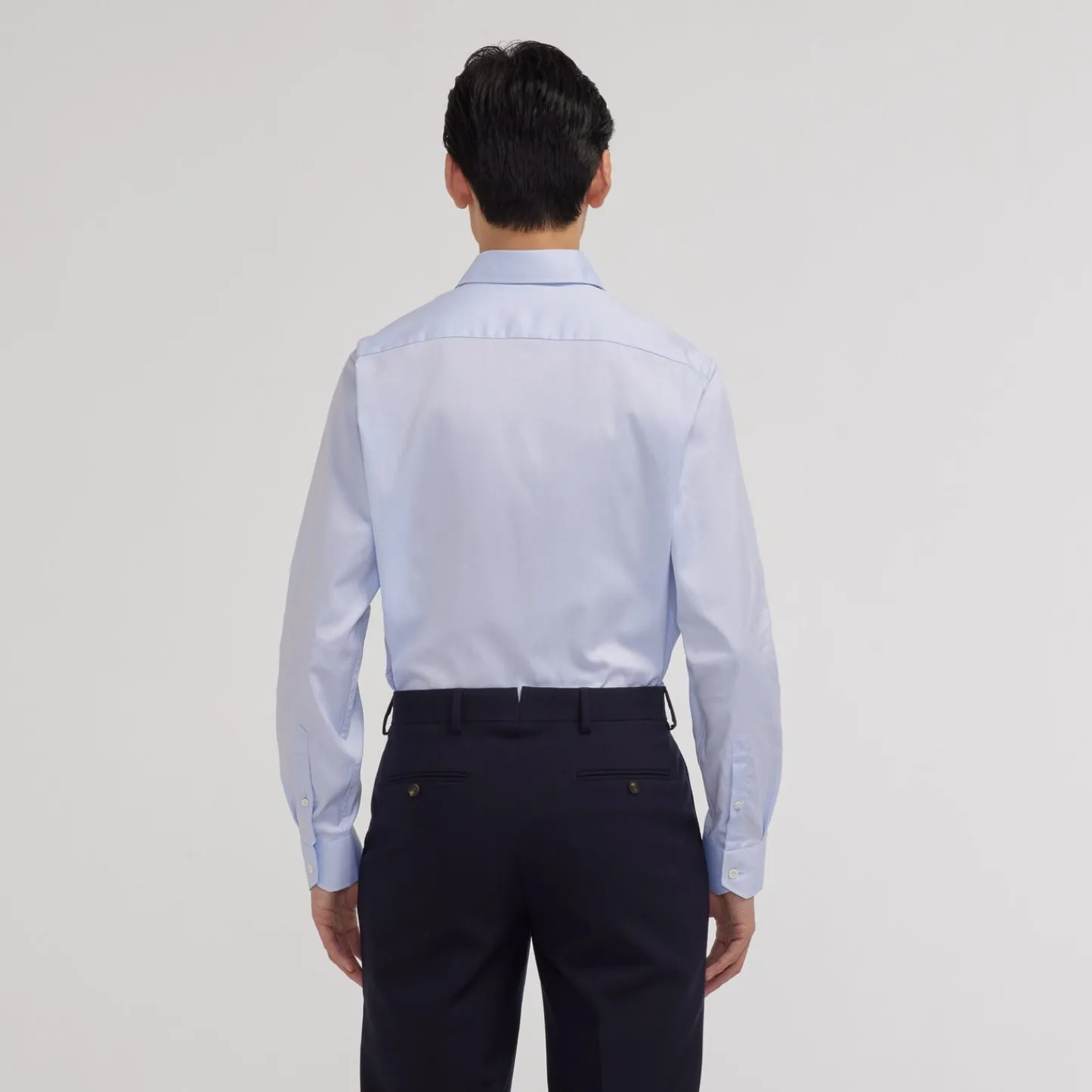 HAST Chemise premium en pinpoint double retors e> Classique | Chemises Bleues