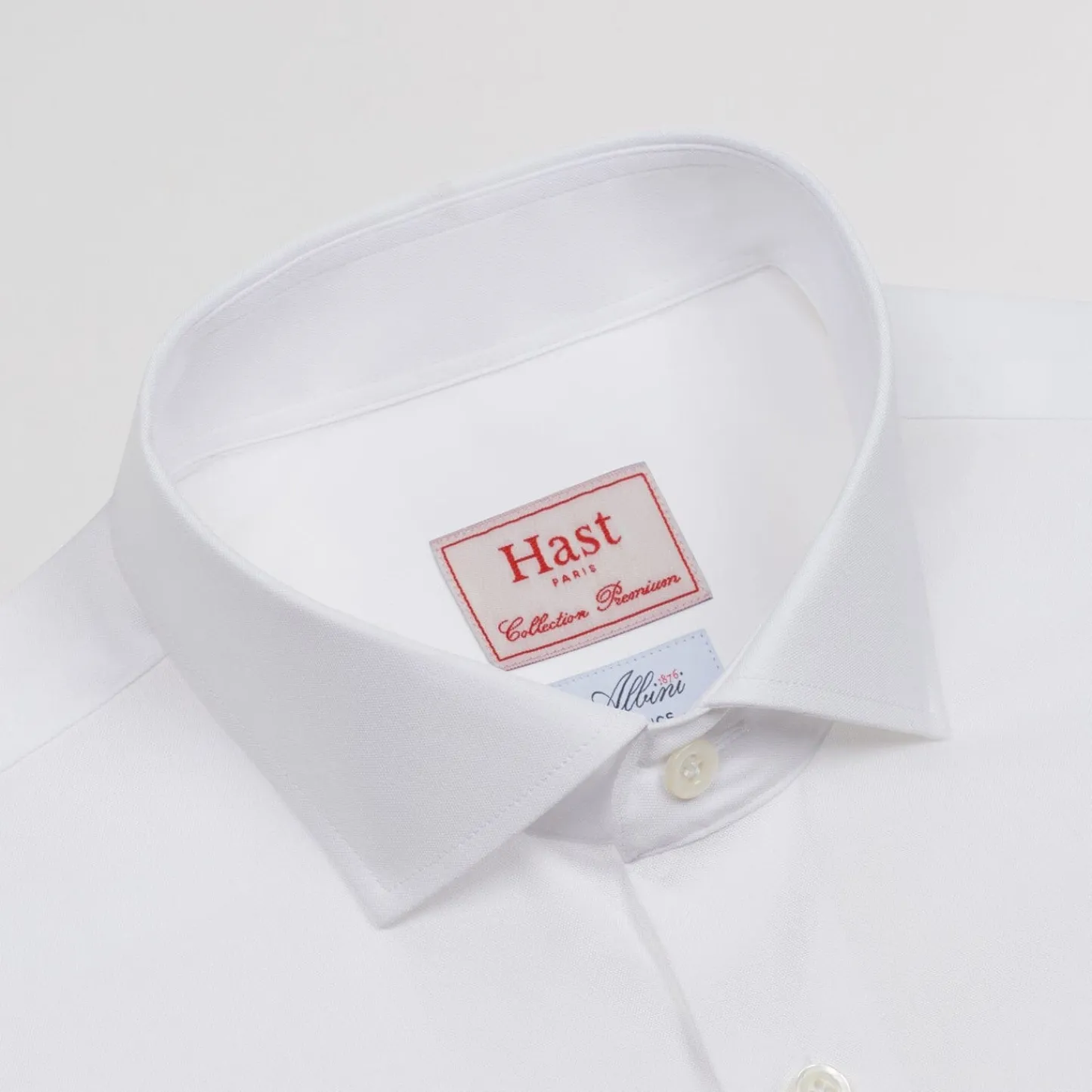 HAST Chemise premium en pinpoint double retors he> Classique | Chemises Blanches