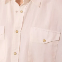 HAST Chemise western écrue> Chemises Blanches | Chemises Casual