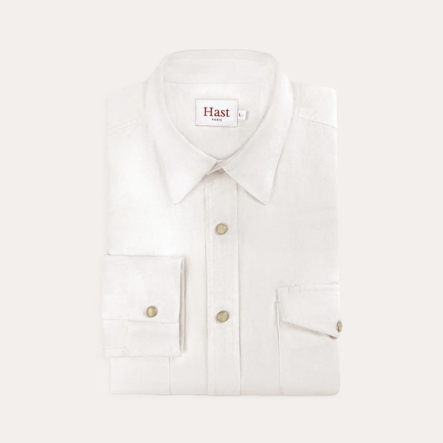 HAST Chemise western écrue> Chemises Blanches | Chemises Casual