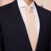 HAST Cravate en maille de coton écrue> Cravates