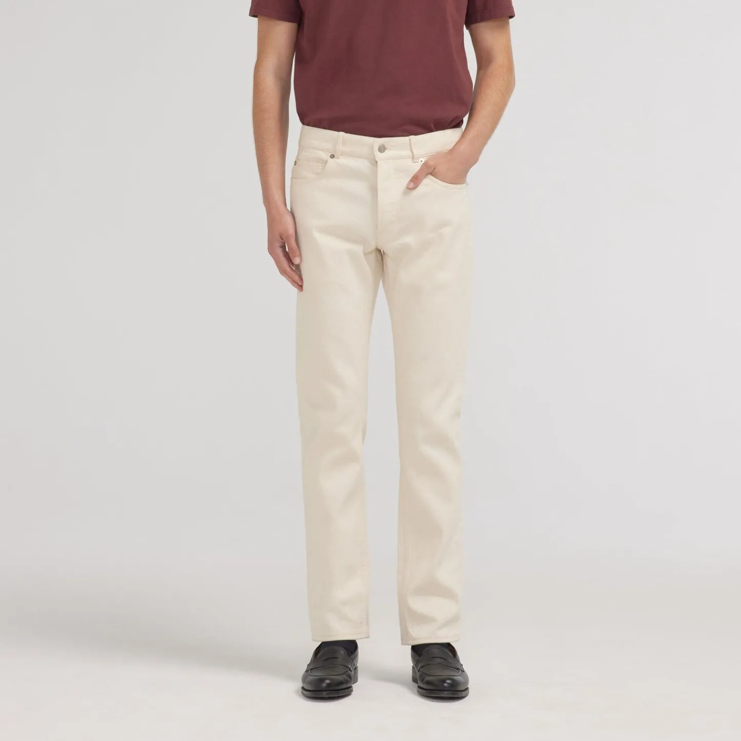 HAST Jean en coton biologique écru> Les Essentiels | Pantalons
