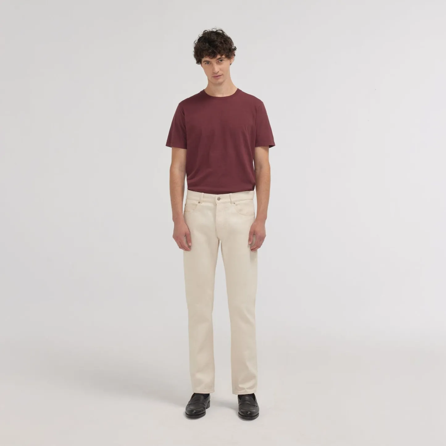HAST Jean en coton biologique écru> Les Essentiels | Pantalons