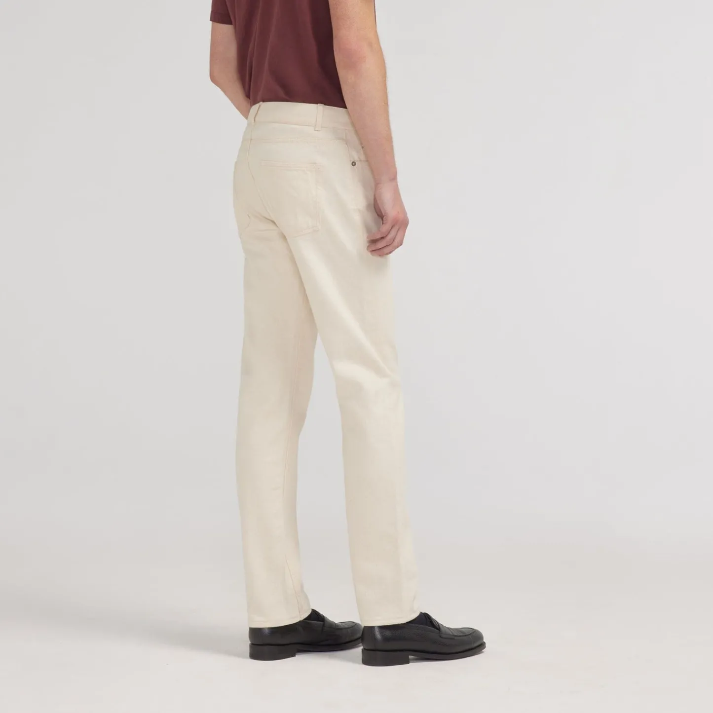 HAST Jean en coton biologique écru> Les Essentiels | Pantalons
