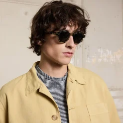 HAST Lunettes de soleil françaises à écailles><noscript><img width=