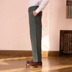 HAST Pantalon large en coton><noscript><img width=