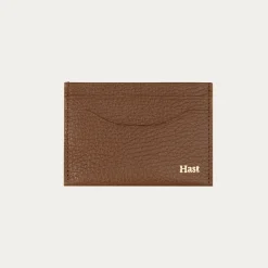 HAST Porte-cartes marron en cuir grainé> Porte-Cartes