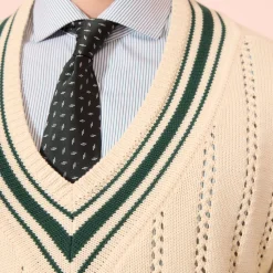 HAST Pull cricket en coton écru> Maille