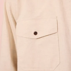 HAST Surchemise en ripstop beige> Surchemises | Chemises Casual
