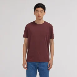 HAST T-shirt en coton biologique prune> Les Essentiels | T-Shirts Et Polos