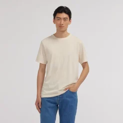 HAST T-shirt en coton biologique écru><noscript><img width=