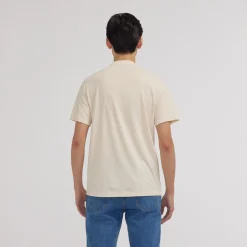 HAST T-shirt en coton biologique écru><noscript><img width=