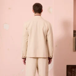 HAST Veste de travail en coton écrue><noscript><img width=