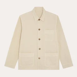 HAST Veste de travail en coton écrue><noscript><img width=