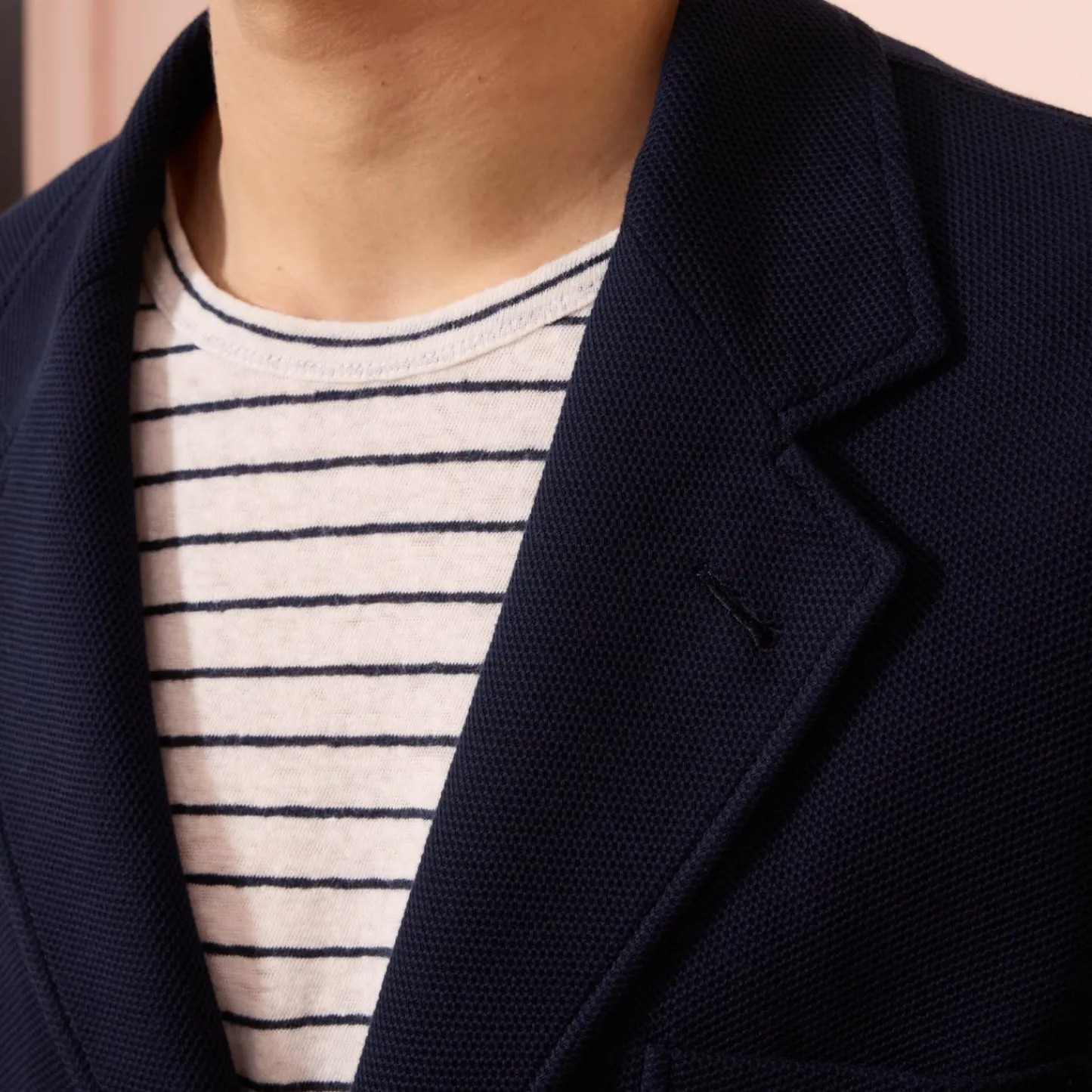 HAST Veste en jersey de coton marine> Costumes | Vestes