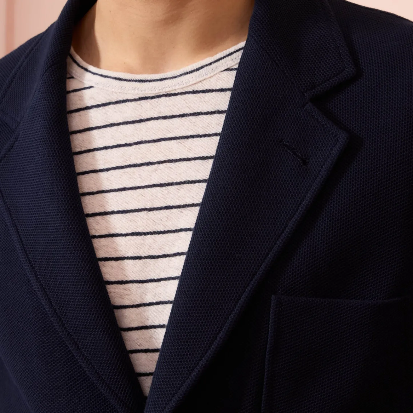 HAST Veste en jersey de coton marine> Costumes | Vestes